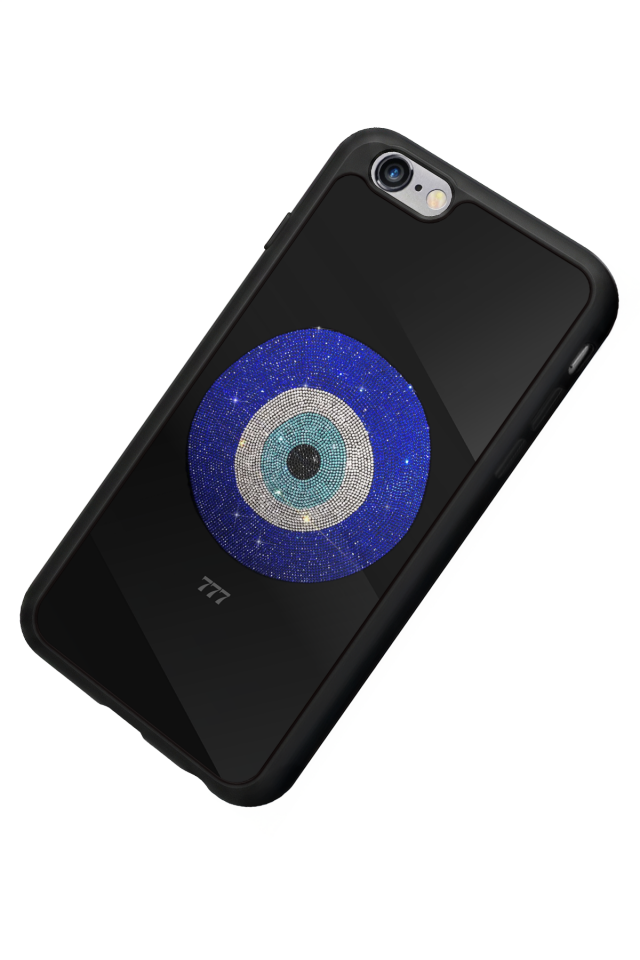 iPhone 6 Plus Uyumlu Nazar Tasarımlı Glossy Premium Kılıf