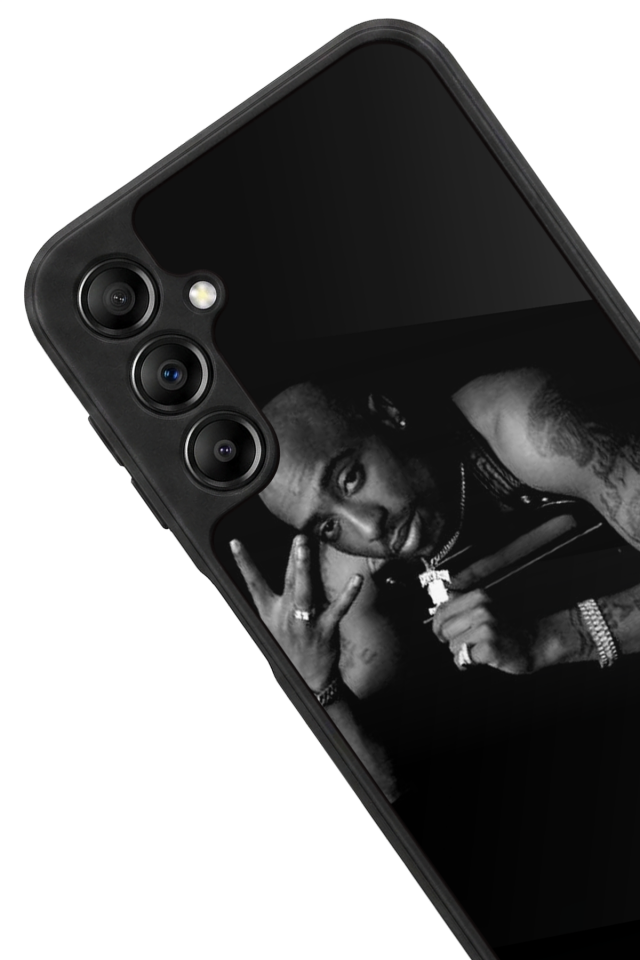 Samsung Galaxy A14 Uyumlu Tupac Tasarımlı Glossy Premium Kılıf