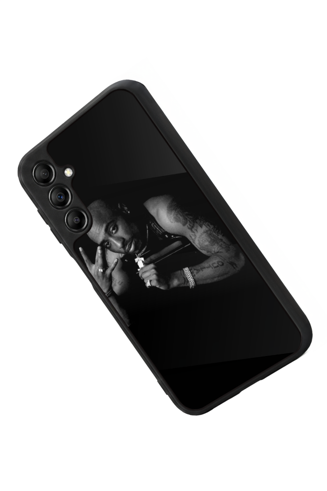 Samsung Galaxy A14 Uyumlu Tupac Tasarımlı Glossy Premium Kılıf
