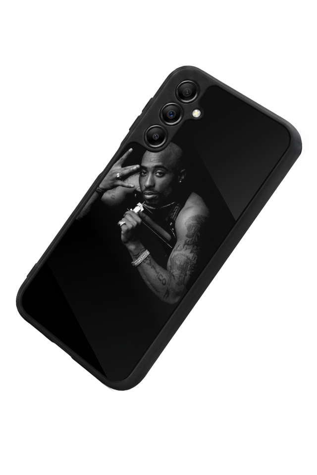 Samsung Galaxy A14 Uyumlu Tupac Tasarımlı Glossy Premium Kılıf