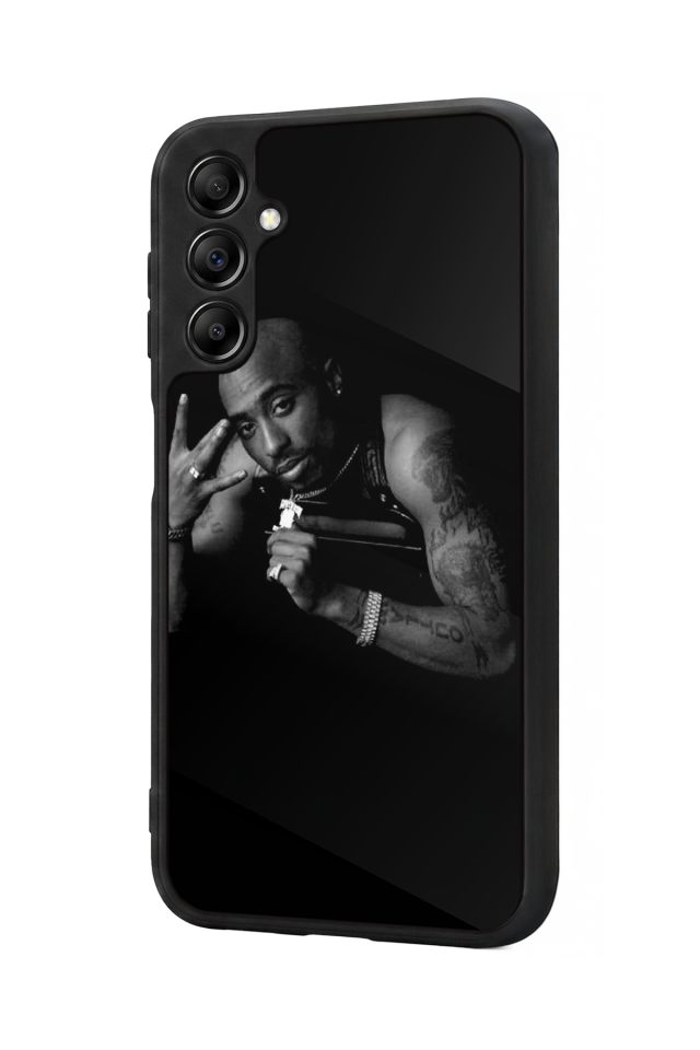 Samsung Galaxy A14 Uyumlu Tupac Tasarımlı Glossy Premium Kılıf