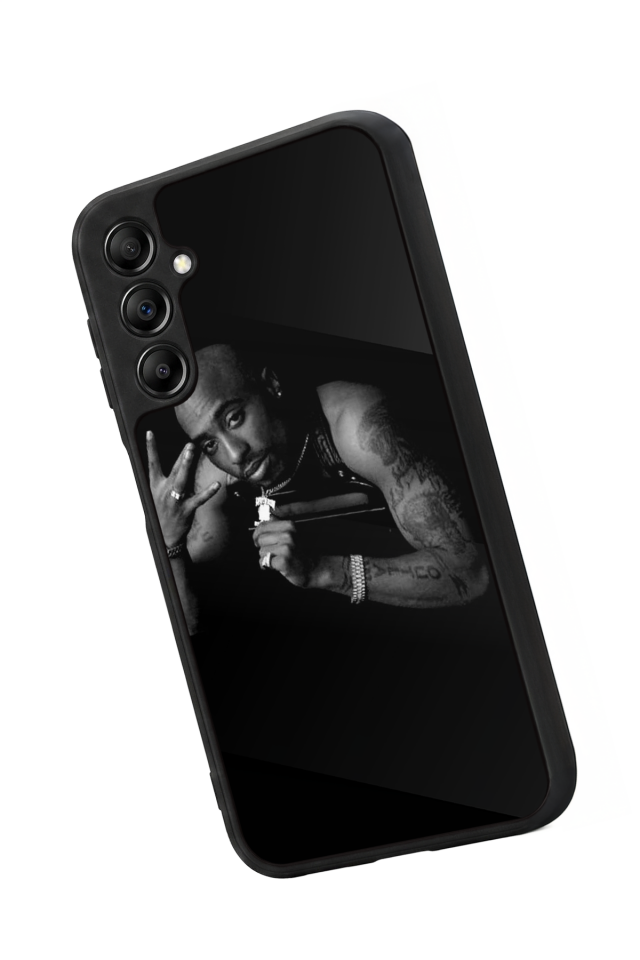 Samsung Galaxy A14 Uyumlu Tupac Tasarımlı Glossy Premium Kılıf