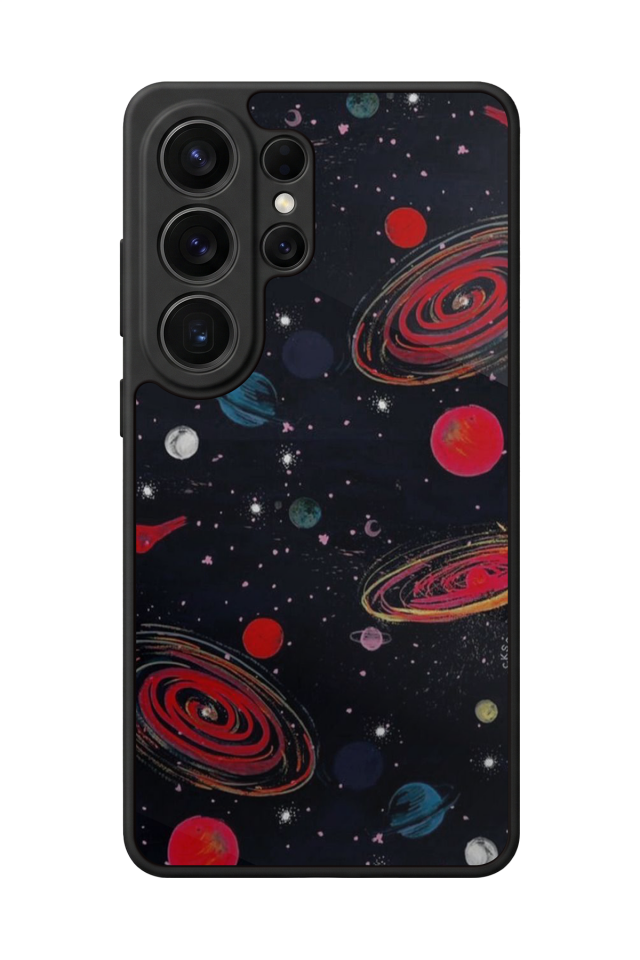 Samsung Galaxy S26 Ultra Uyumlu Uzay Tasarımlı Glossy Premium Kılıf