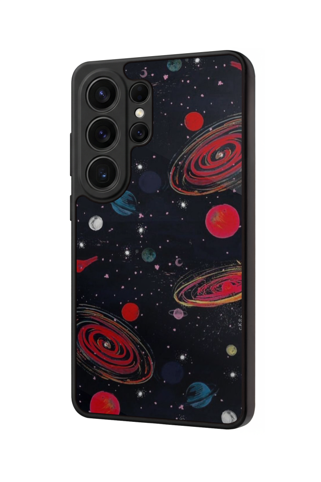 Samsung Galaxy S26 Ultra Uyumlu Uzay Tasarımlı Glossy Premium Kılıf