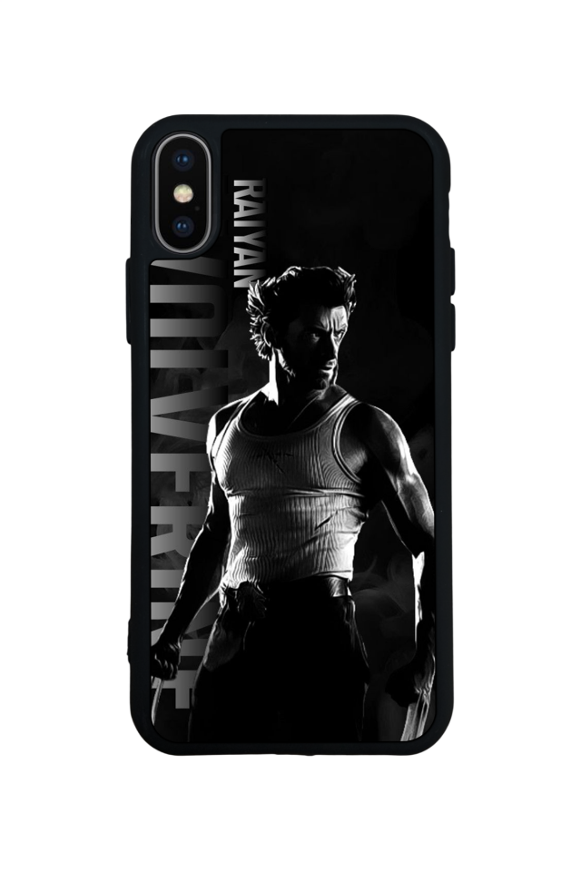 iPhone XS Max Uyumlu Wolverine Tasarımlı Glossy Premium Kılıf