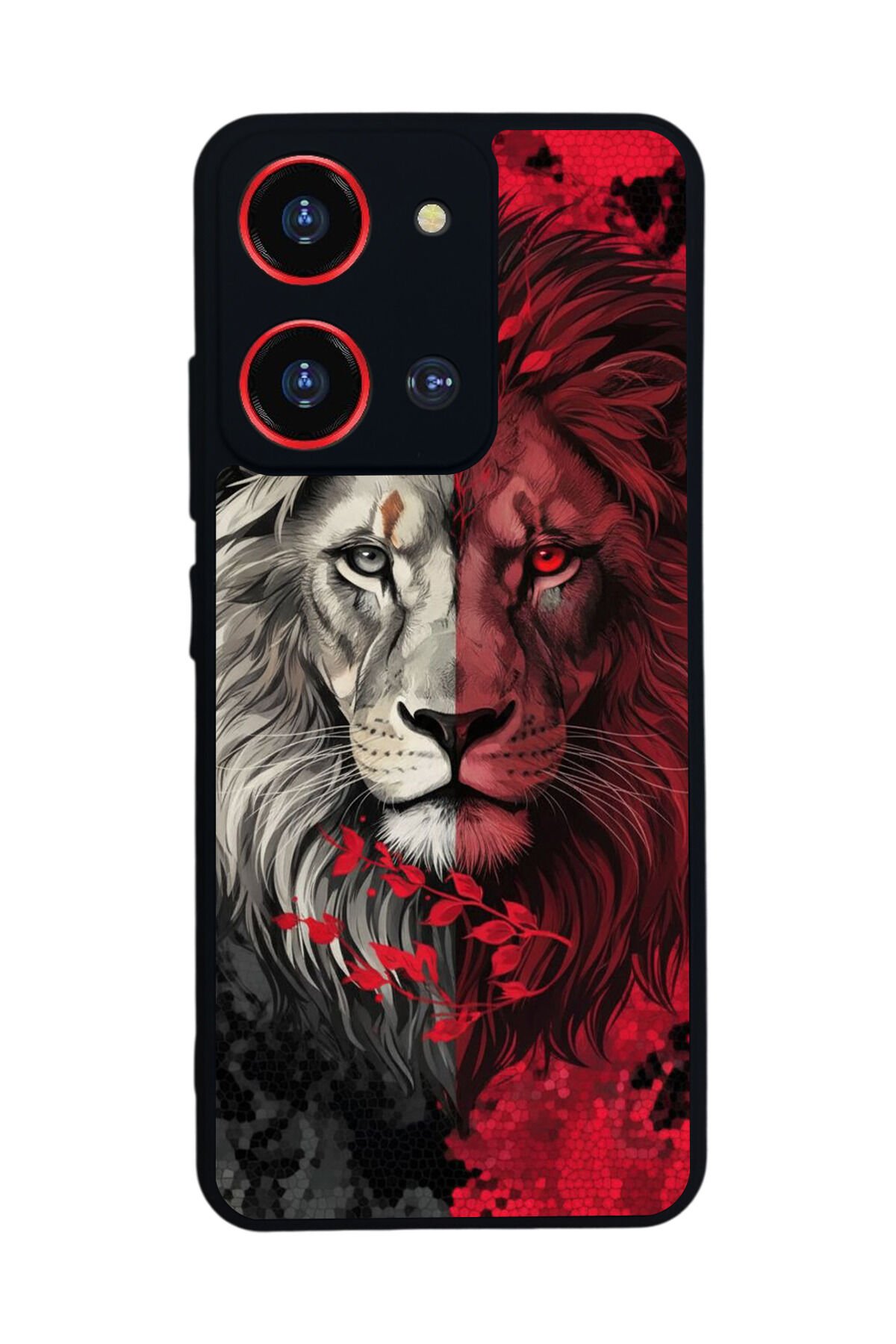 Reeder S19 Max Pro S 108MP Uyumlu Aslan Tasarımlı Glossy Premium Kılıf