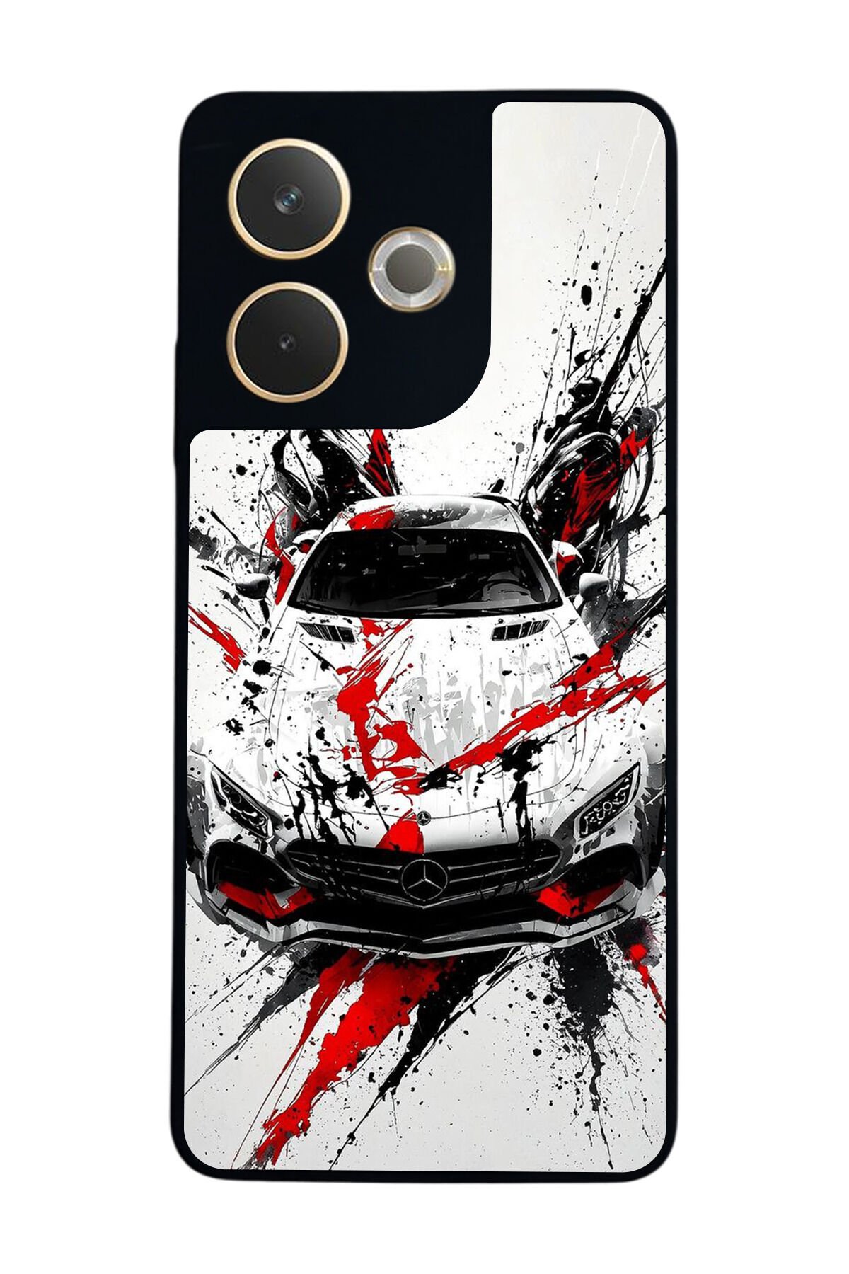 Oppo A5 Pro Uyumlu Mercedes Tasarımlı Glossy Premium Kılıf