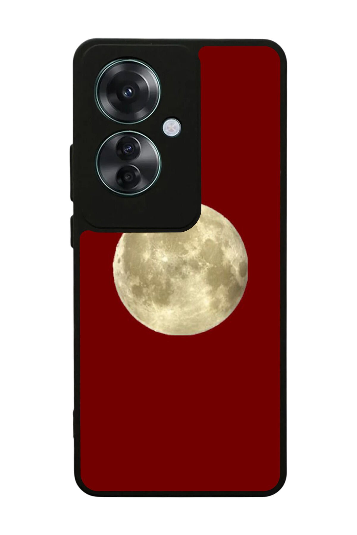 Oppo Reno 11F Uyumlu Kirmizi Tasarımlı Glossy Premium Kılıf