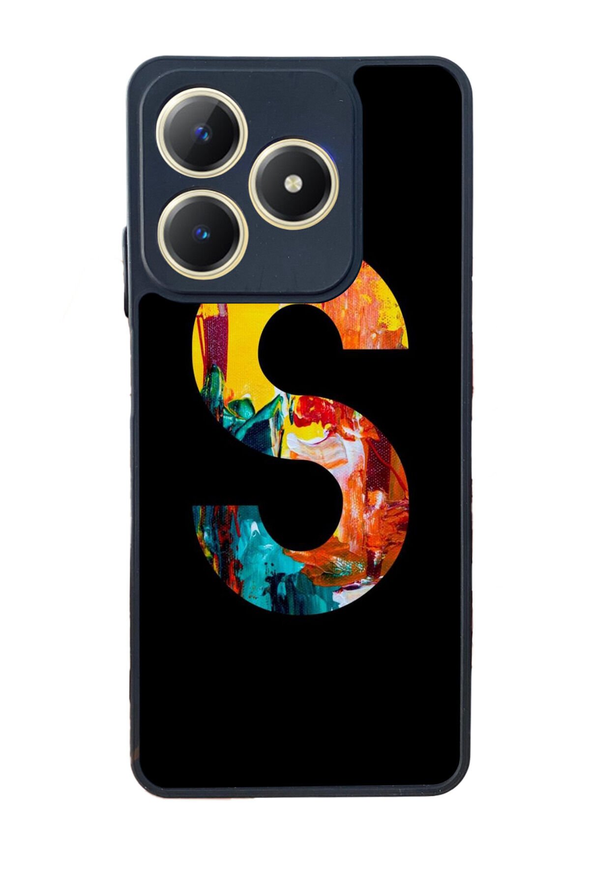 Realme C63 Mat Uyumlu Siyah Kılıf – Yumuşak Silikon, Koruyucu, Şok Emici Kapak