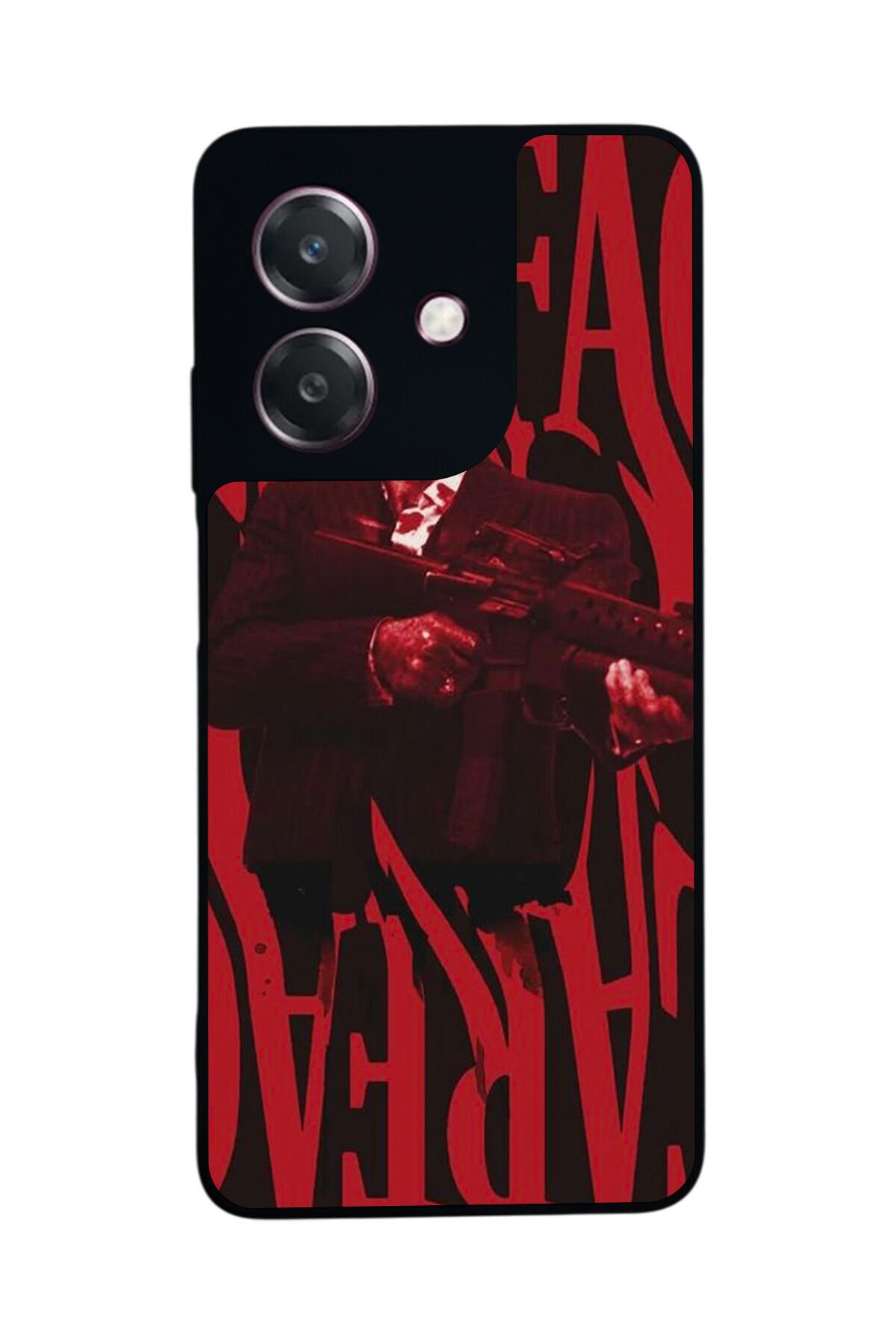 Oppo A3 5G Uyumlu Scarface Tasarımlı Glossy Premium Kılıf