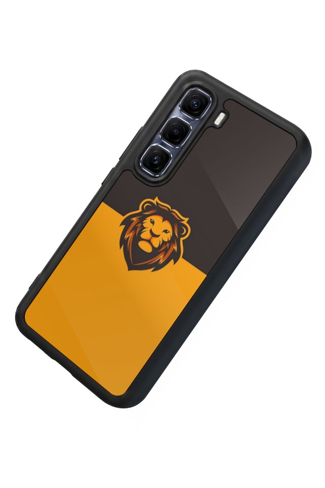 Infinix Hot 60 Pro Plus Uyumlu Aslan Tasarımlı Glossy Premium Kılıf