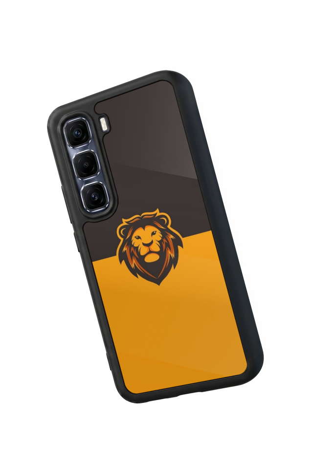 Infinix Hot 60 Pro Plus Uyumlu Aslan Tasarımlı Glossy Premium Kılıf
