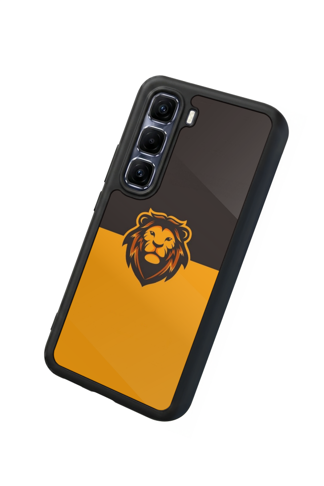 Infinix Hot 60 Pro Plus Uyumlu Aslan Tasarımlı Glossy Premium Kılıf