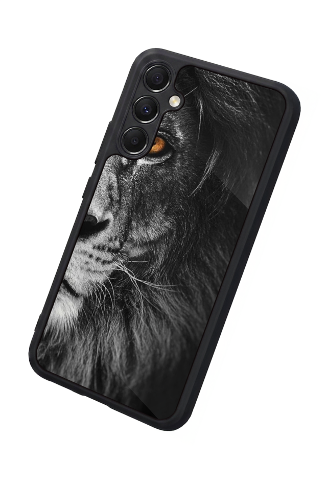 Samsung Galaxy A34 Uyumlu Aslan Tasarımlı Glossy Premium Kılıf