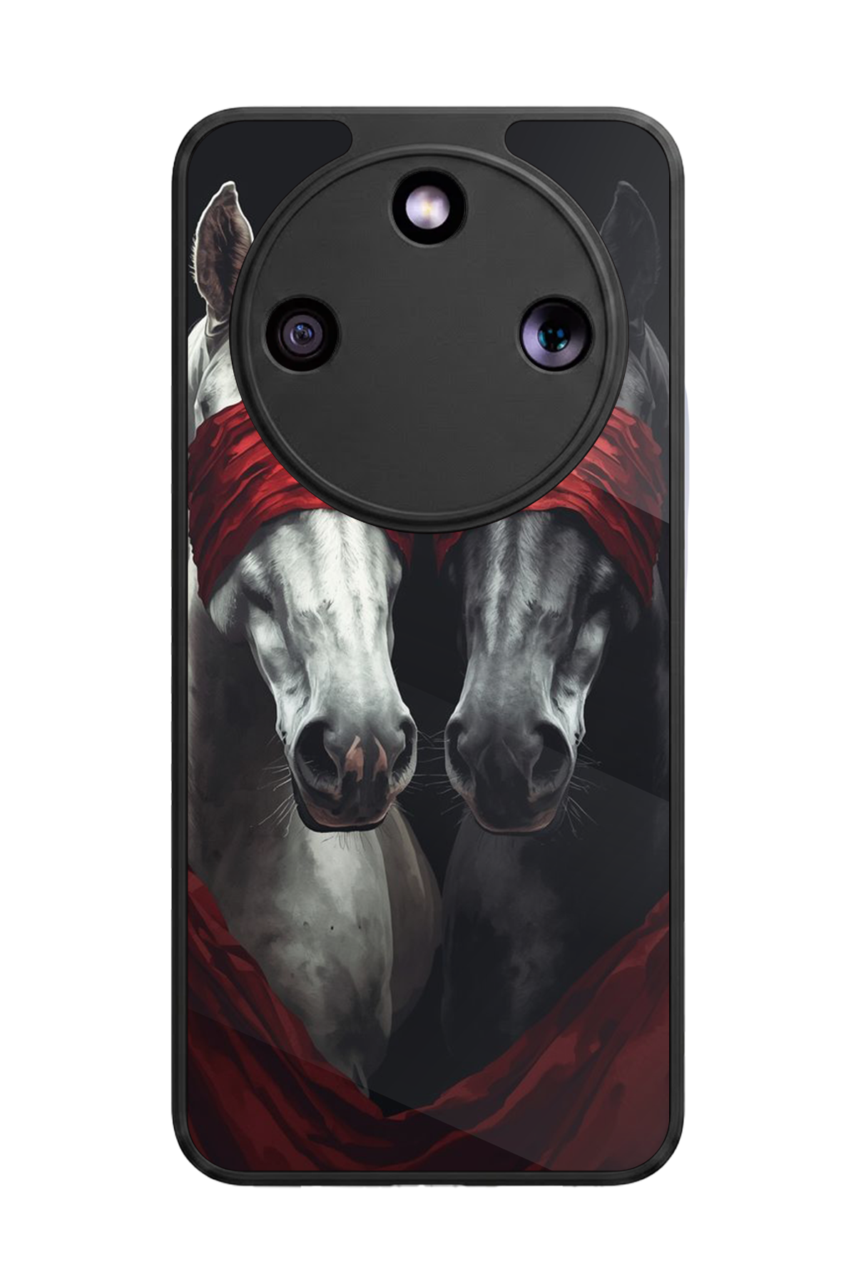Honor Magic 8 Lite Uyumlu At Horse Tasarımlı Glossy Premium Kılıf