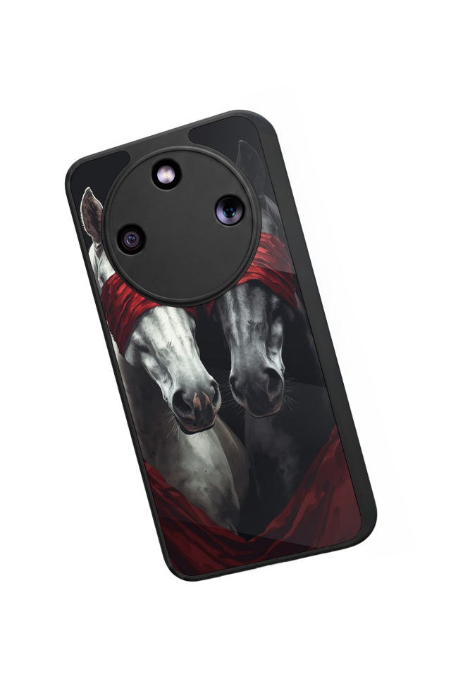 Honor Magic 8 Lite Uyumlu At Horse Tasarımlı Glossy Premium Kılıf