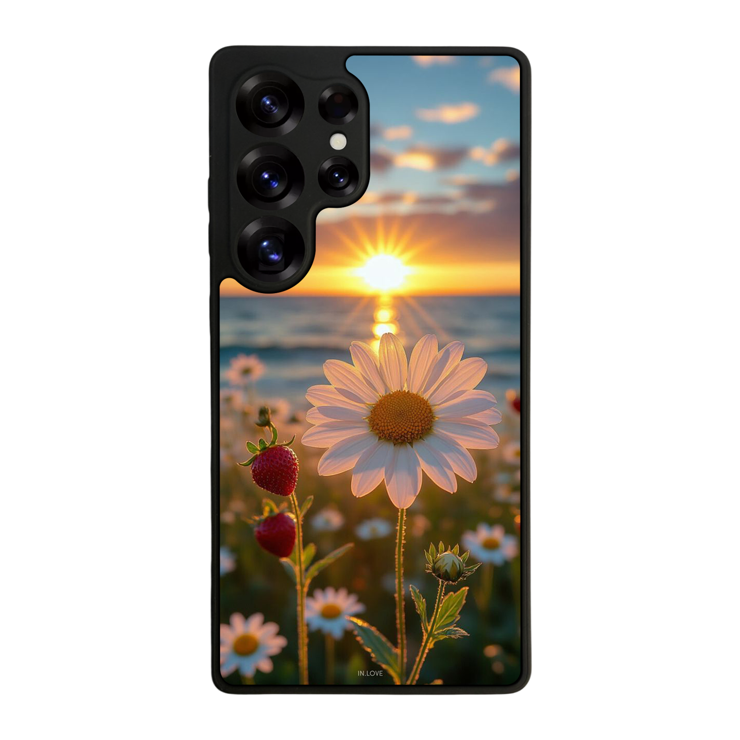 Samsung Galaxy S25 Ultra Uyumlu Cicek Tasarımlı Glossy Premium Kılıf