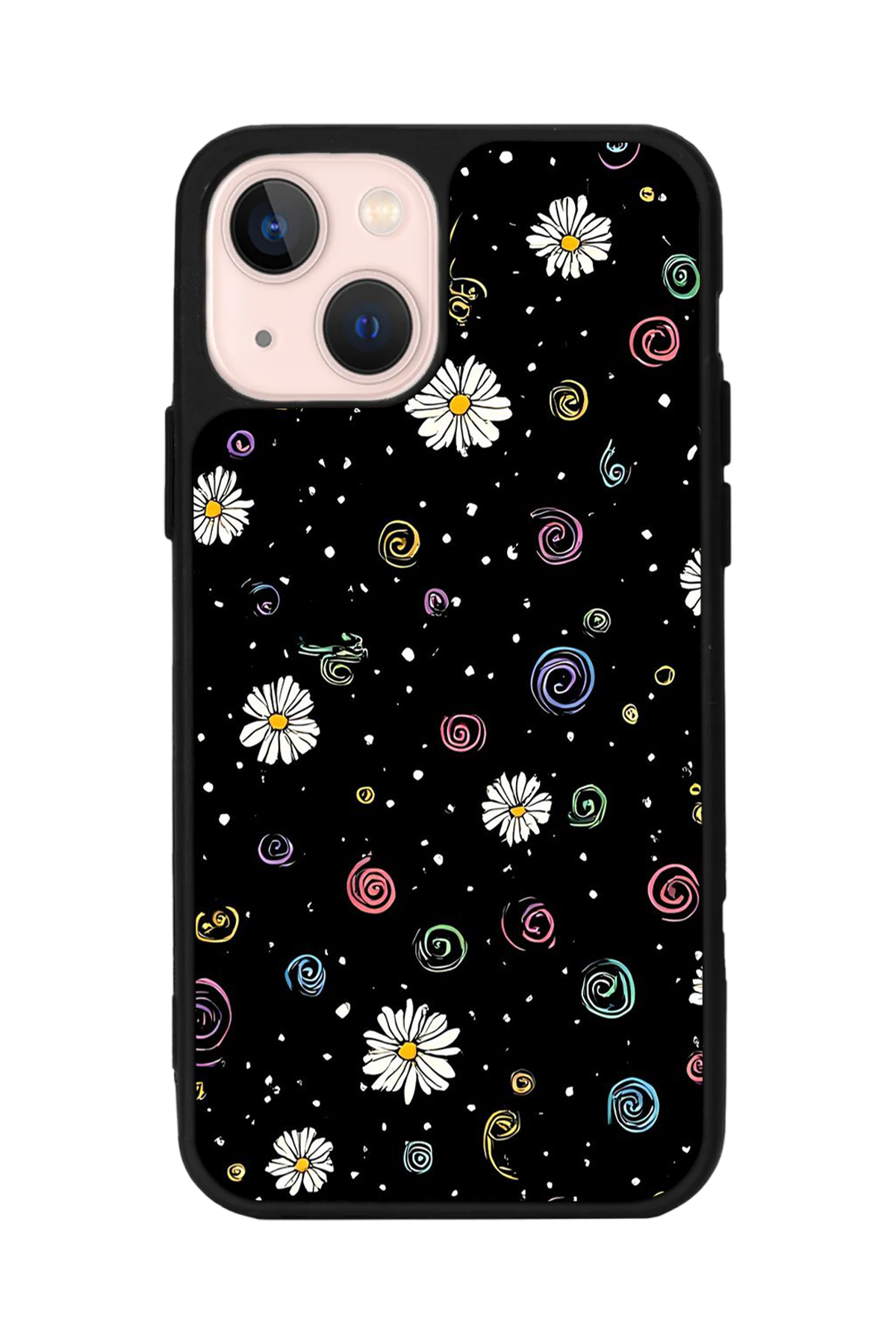 iPhone 15 Uyumlu Floral Tasarımlı Glossy Premium Kılıf