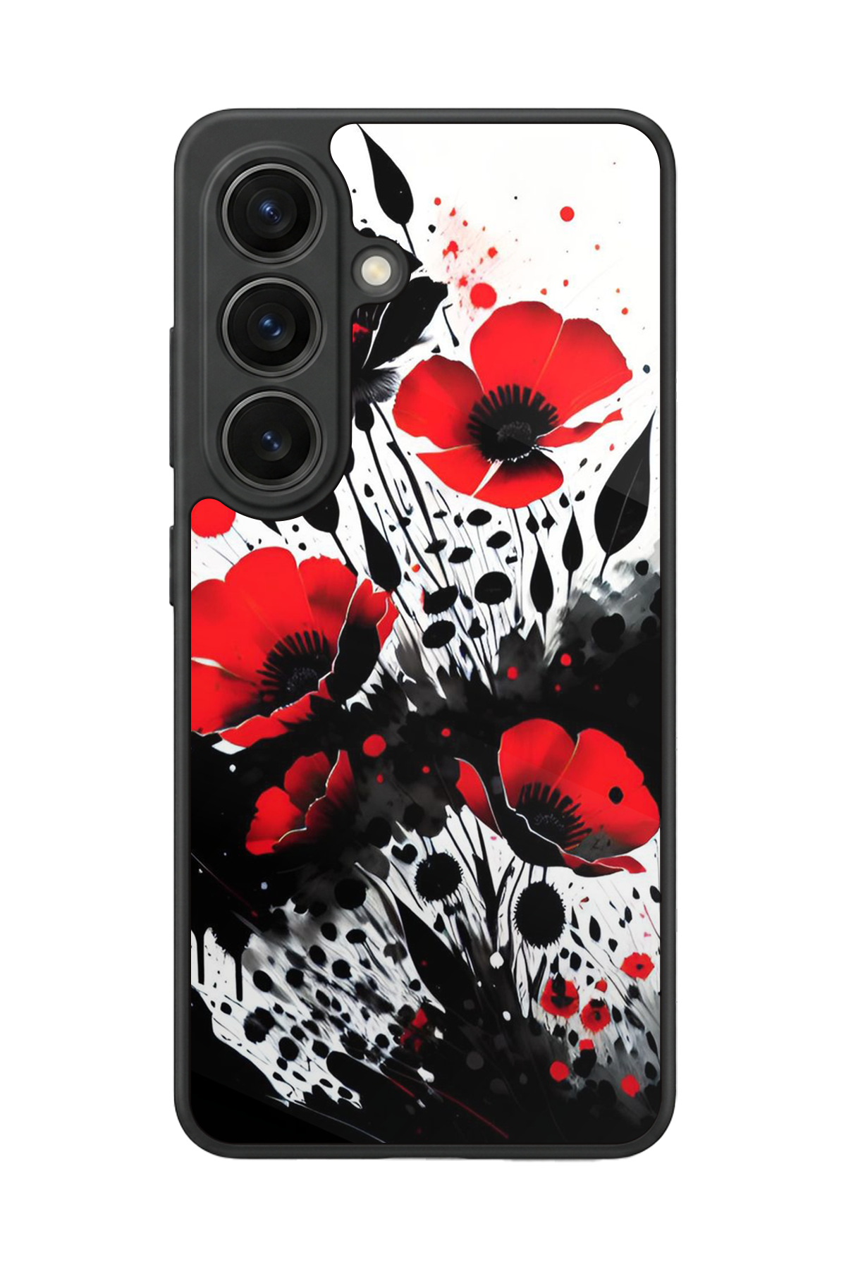 Samsung Galaxy S26 Uyumlu Floral Tasarımlı Glossy Premium Kılıf