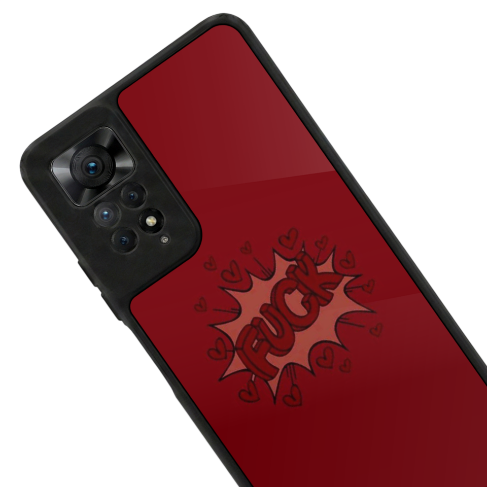Xiaomi Redmi Note 12 Pro Uyumlu Kalp Love Tasarımlı Glossy Premium Kılıf