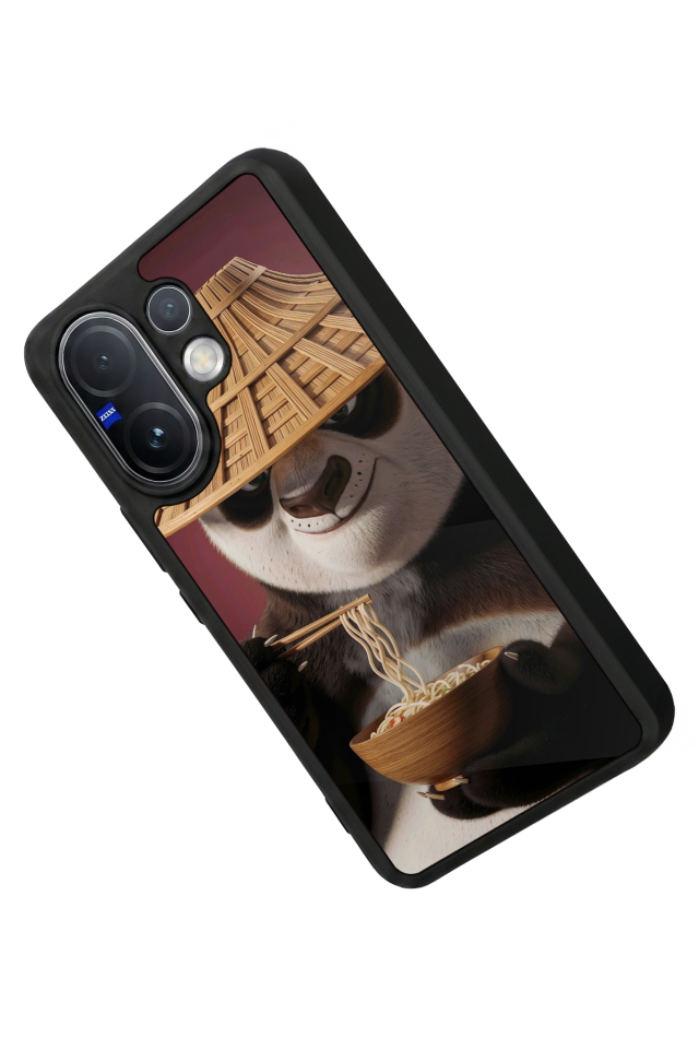 Vivo V60 Uyumlu Kung Fu Panda Tasarımlı Glossy Premium Kılıf