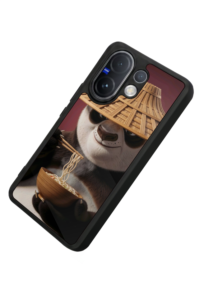 Vivo V60 Uyumlu Kung Fu Panda Tasarımlı Glossy Premium Kılıf