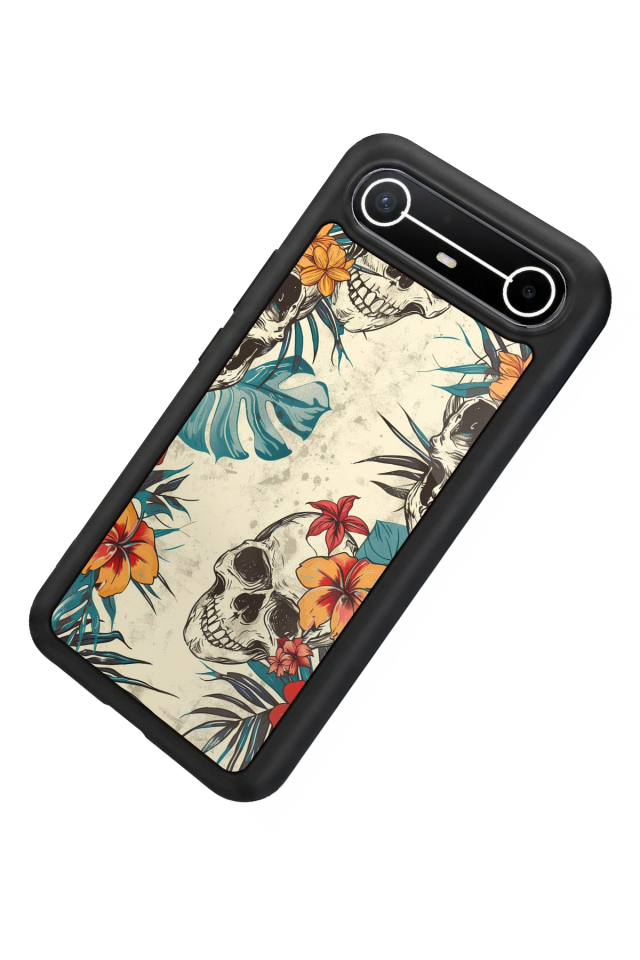 Tecno Spark Slim 5G Uyumlu KuruKafa Tasarımlı Glossy Premium Kılıf