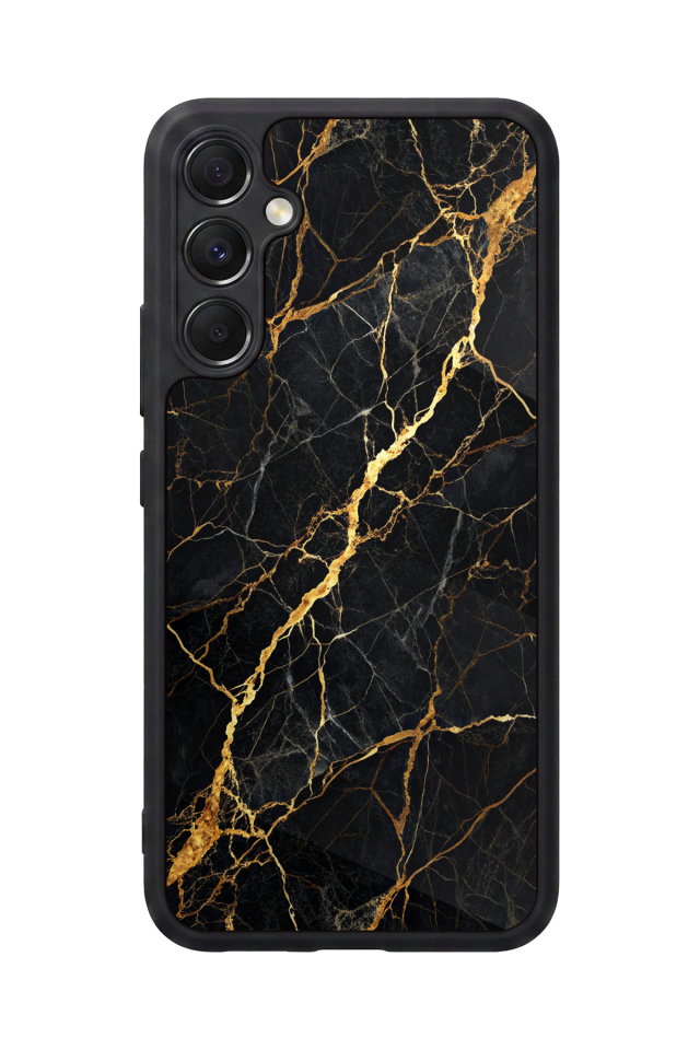 Samsung Galaxy M34 Uyumlu Mermer Marble Tasarımlı Glossy Premium Kılıf