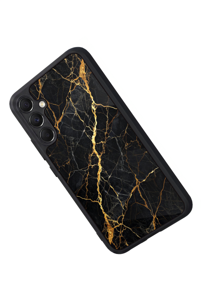 Samsung Galaxy M34 Uyumlu Mermer Marble Tasarımlı Glossy Premium Kılıf