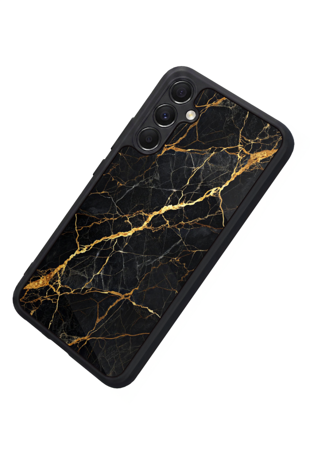 Samsung Galaxy M34 Uyumlu Mermer Marble Tasarımlı Glossy Premium Kılıf
