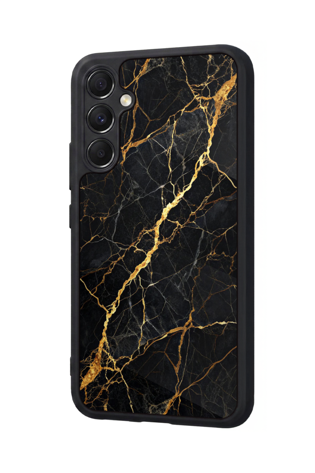 Samsung Galaxy M34 Uyumlu Mermer Marble Tasarımlı Glossy Premium Kılıf