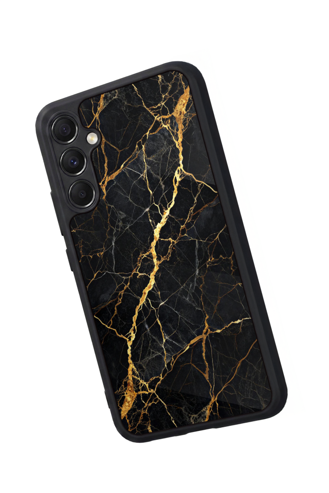 Samsung Galaxy M34 Uyumlu Mermer Marble Tasarımlı Glossy Premium Kılıf