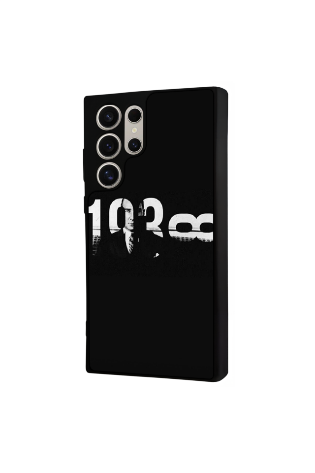 Samsung Galaxy S22 Ultra Uyumlu Mustafa Kemal Ataturk Tasarımlı Glossy Premium Kılıf