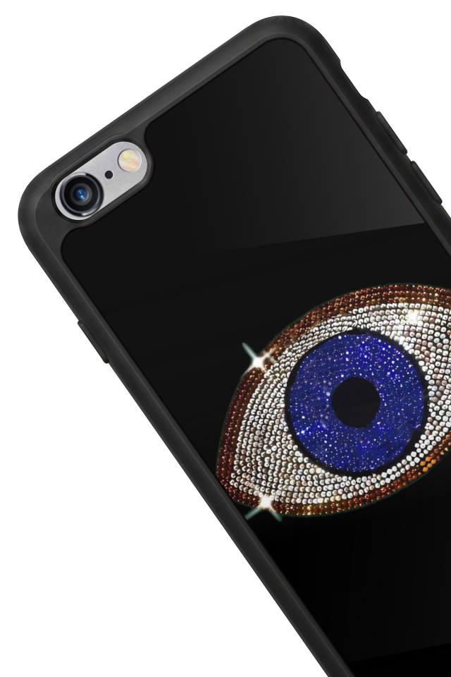 iPhone 6 Plus Uyumlu Nazar Tasarımlı Glossy Premium Kılıf