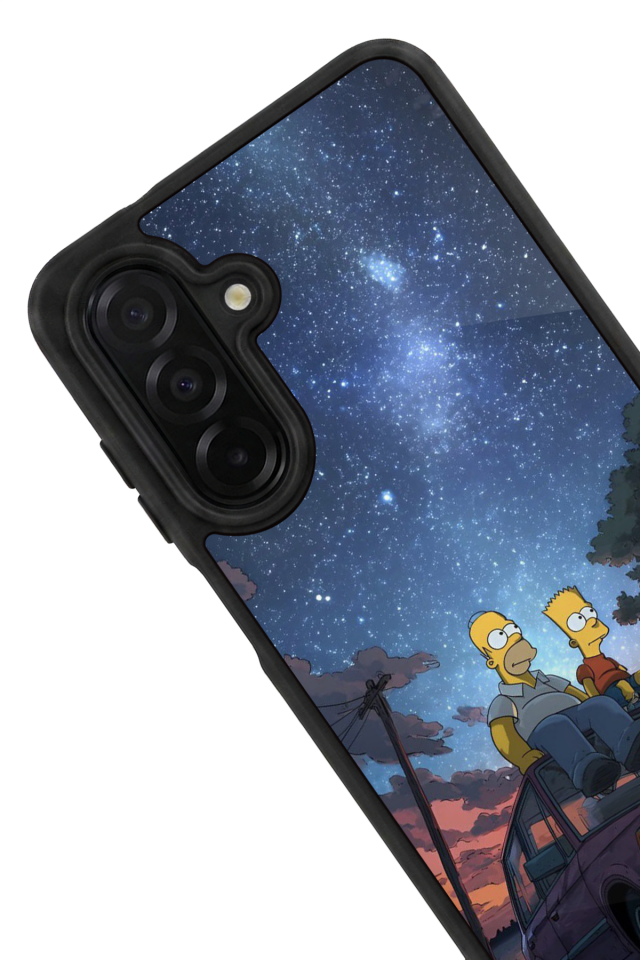Samsung Galaxy A36 Uyumlu The Simpsons Tasarımlı Glossy Premium Kılıf
