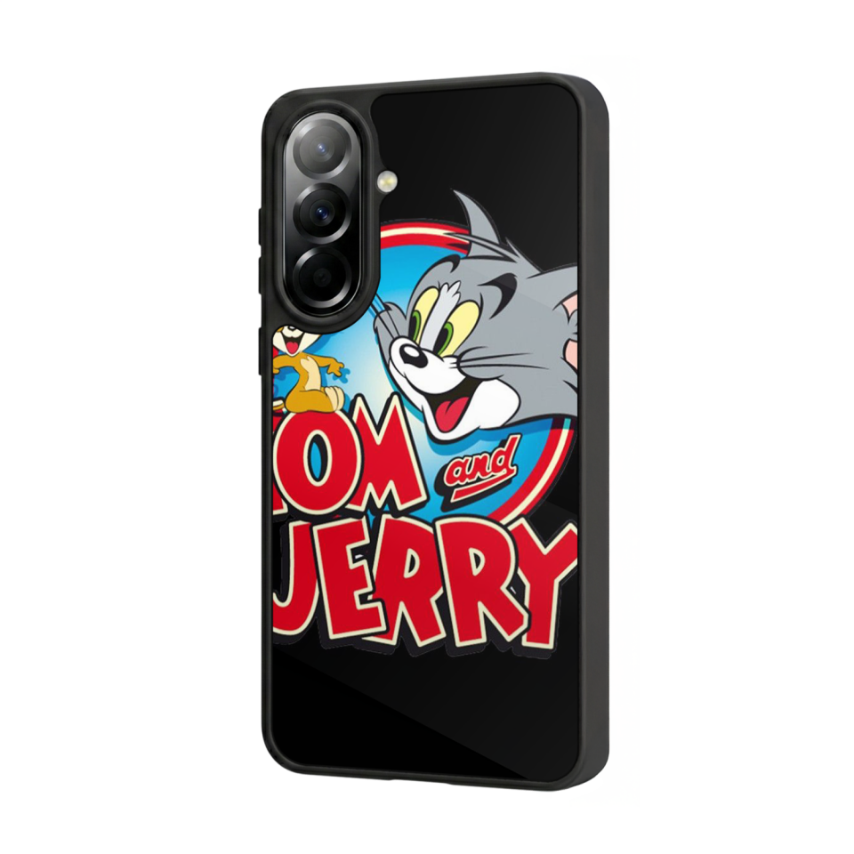 Samsung Galaxy A37 Uyumlu Tom And Jerry Tasarımlı Glossy Premium Kılıf
