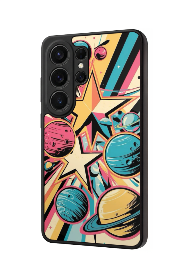 Samsung Galaxy S26 Ultra Uyumlu Uzay Tasarımlı Glossy Premium Kılıf