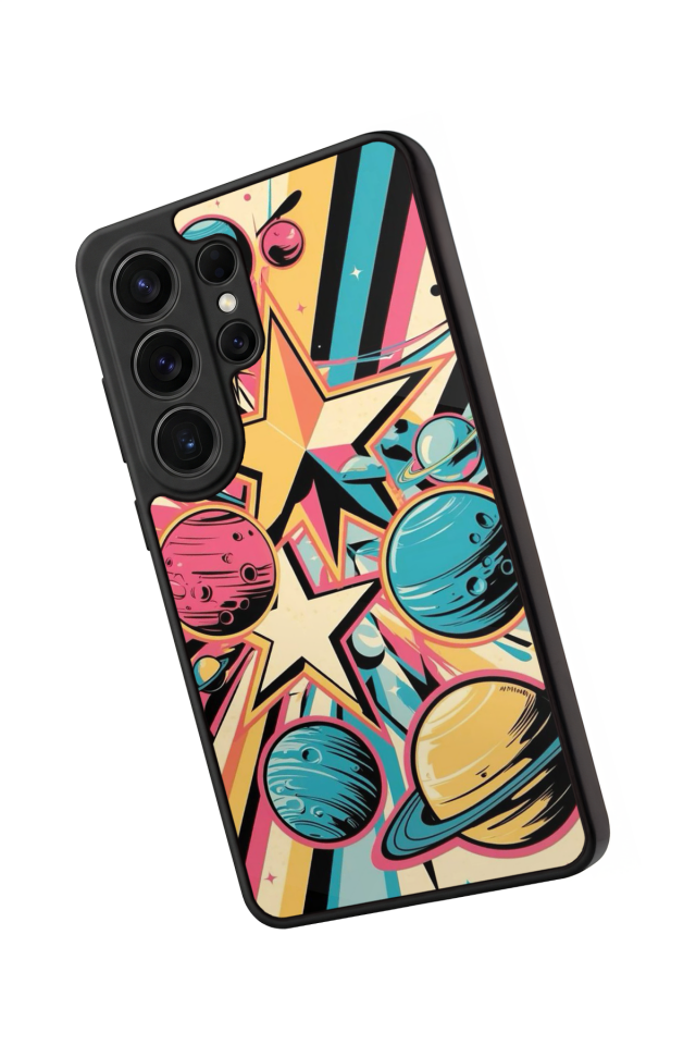 Samsung Galaxy S26 Ultra Uyumlu Uzay Tasarımlı Glossy Premium Kılıf