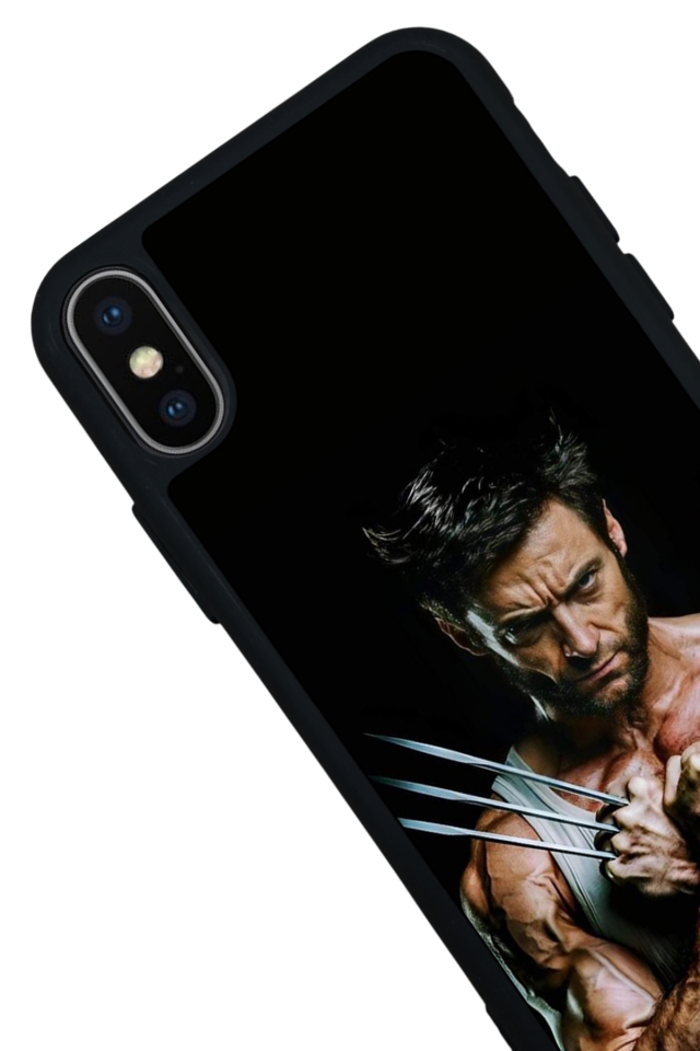 iPhone XS Max Uyumlu Wolverine Tasarımlı Glossy Premium Kılıf