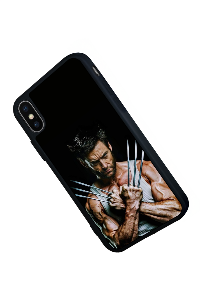 iPhone XS Max Uyumlu Wolverine Tasarımlı Glossy Premium Kılıf