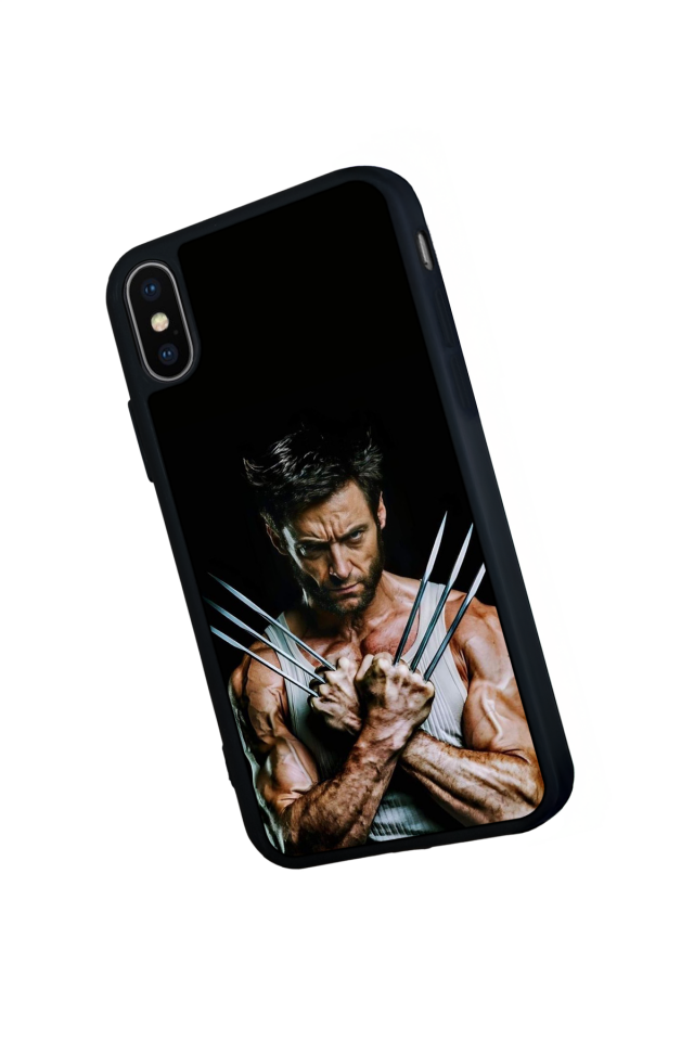 iPhone XS Max Uyumlu Wolverine Tasarımlı Glossy Premium Kılıf