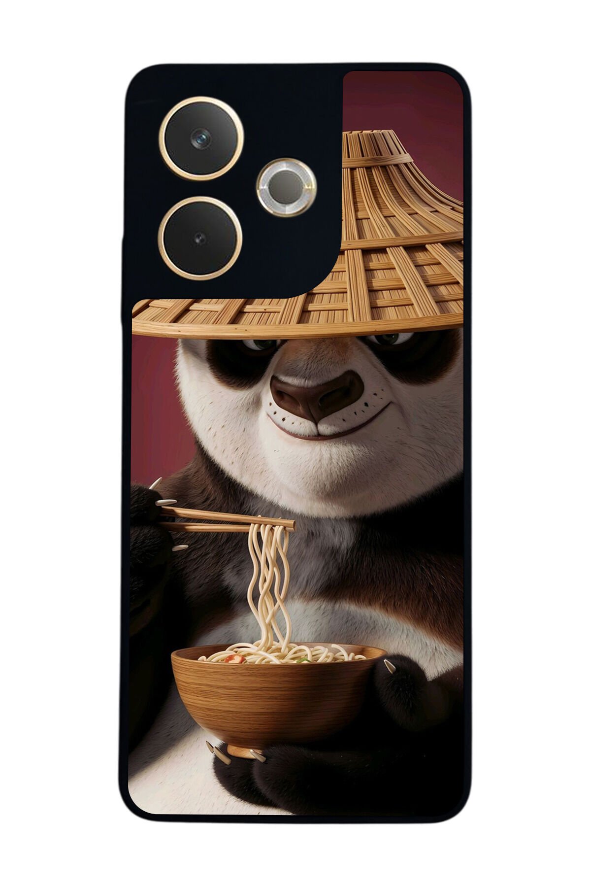 Oppo A5 Pro Uyumlu Kung Fu Panda Tasarımlı Glossy Premium Kılıf