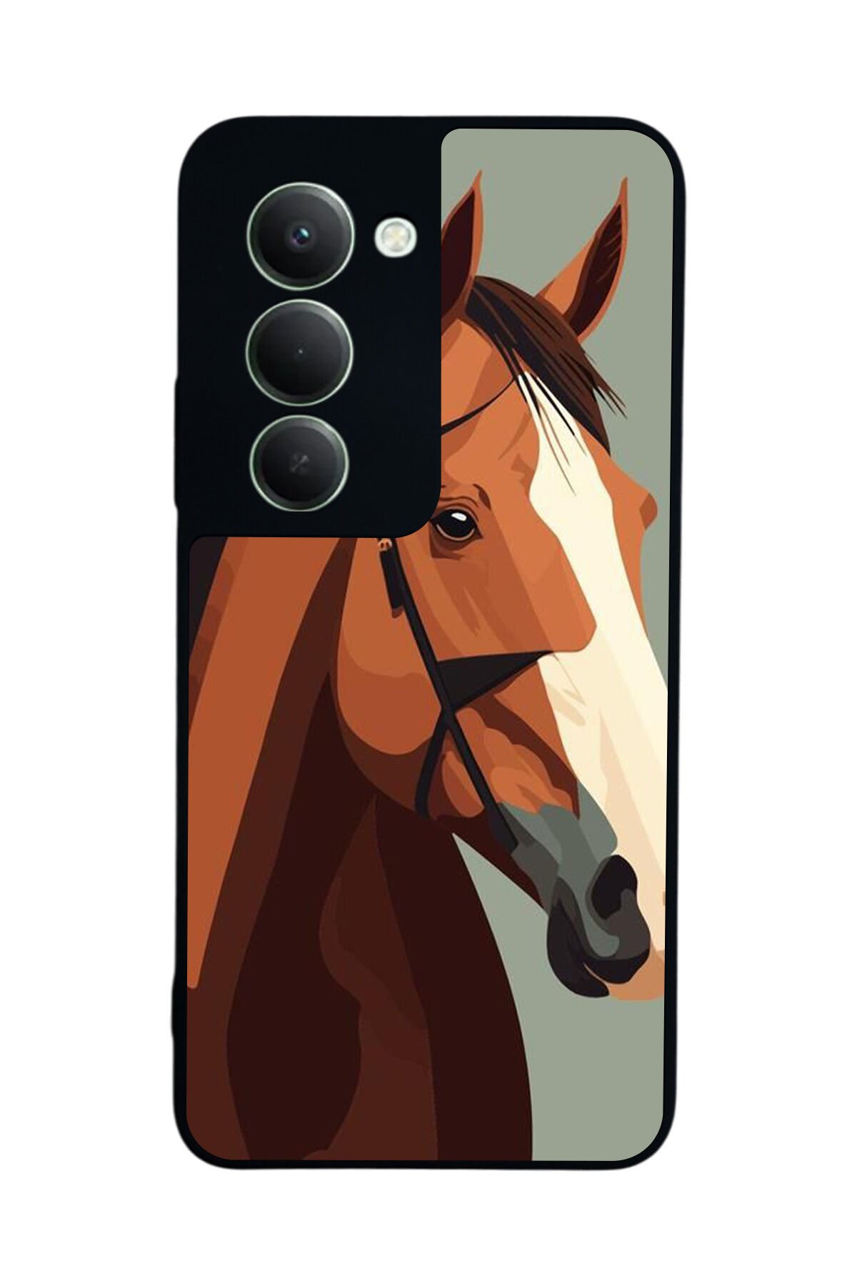 Xiaomi Redmi 15 5G Uyumlu At Horse Tasarımlı Glossy Premium Kılıf