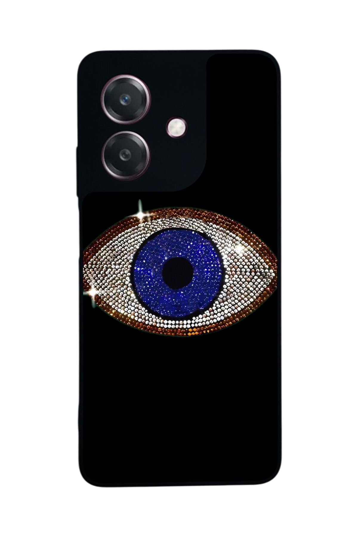 Oppo A3 5G Uyumlu Nazar Tasarımlı Glossy Premium Kılıf