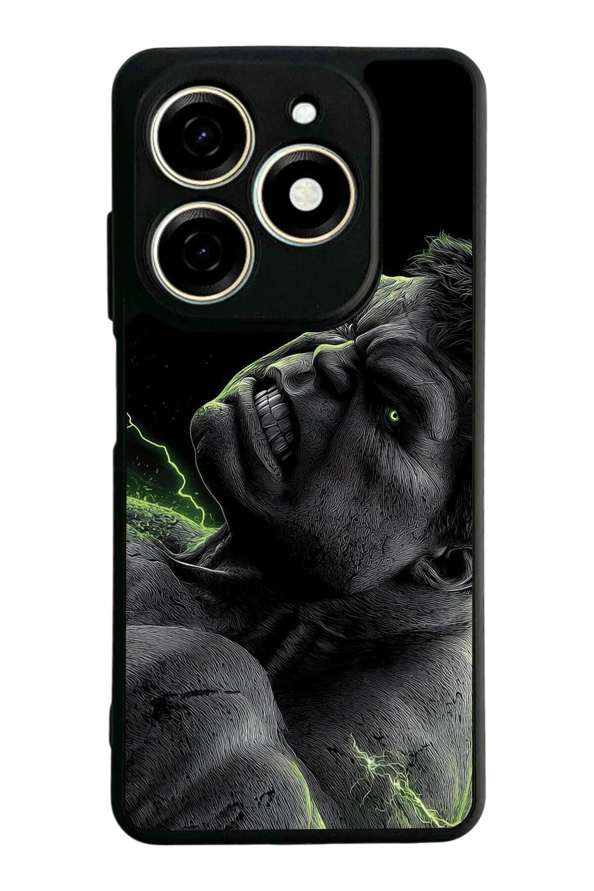 Infınıx Smart 8 Pro Uyumlu Hulk Tasarımlı Glossy Premium Kılıf