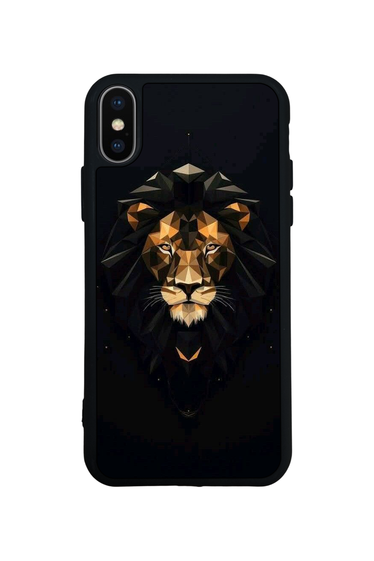 iPhone XS Max Uyumlu Aslan Tasarımlı Glossy Premium Kılıf