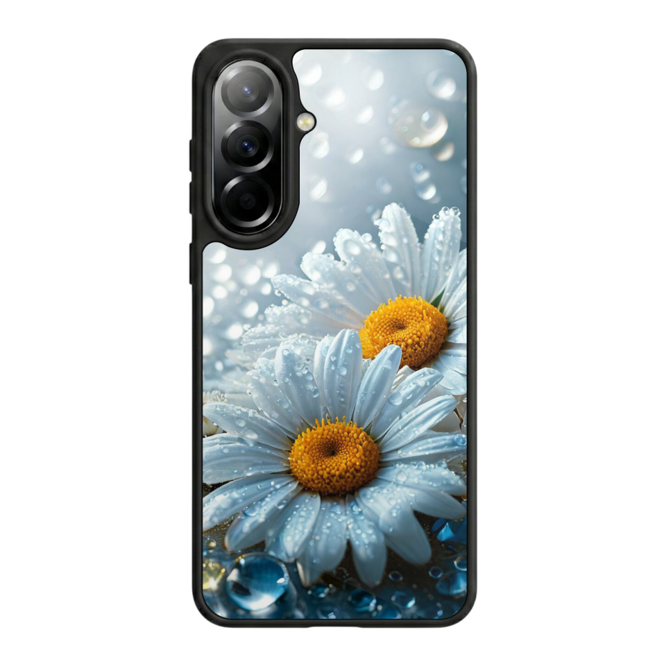 Samsung Galaxy A57 Uyumlu Cicek Tasarımlı Glossy Premium Kılıf