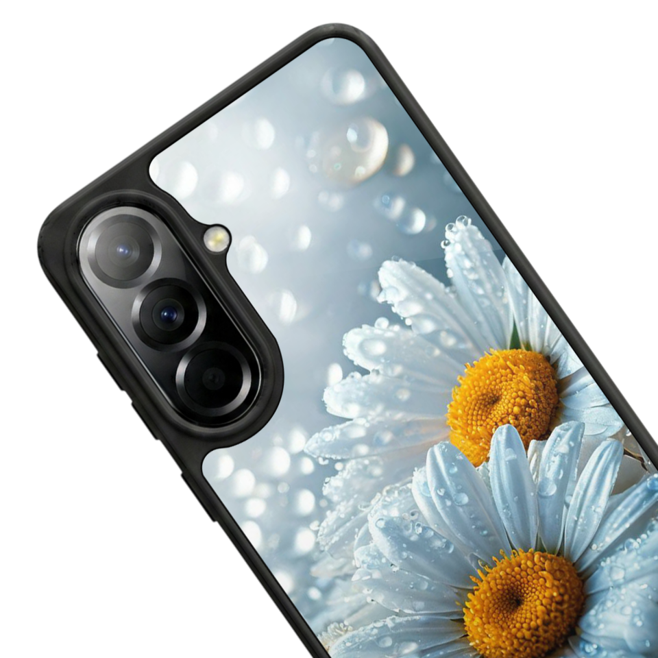 Samsung Galaxy A57 Uyumlu Cicek Tasarımlı Glossy Premium Kılıf