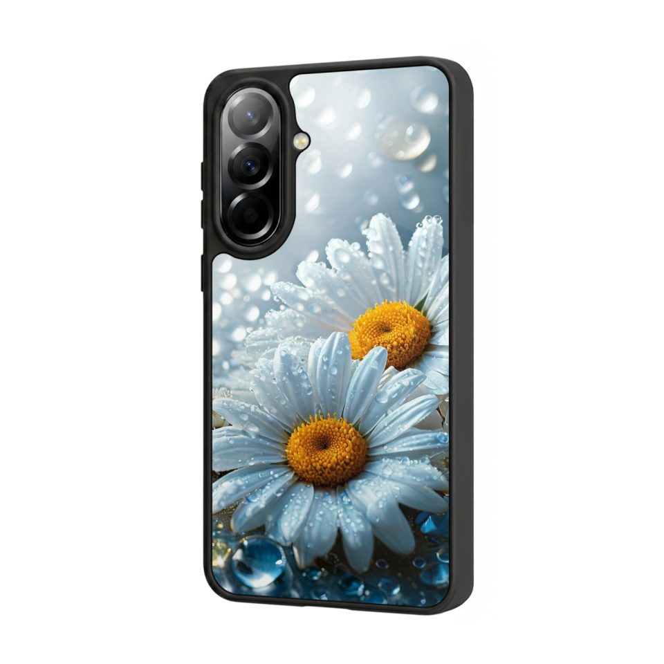 Samsung Galaxy A57 Uyumlu Cicek Tasarımlı Glossy Premium Kılıf