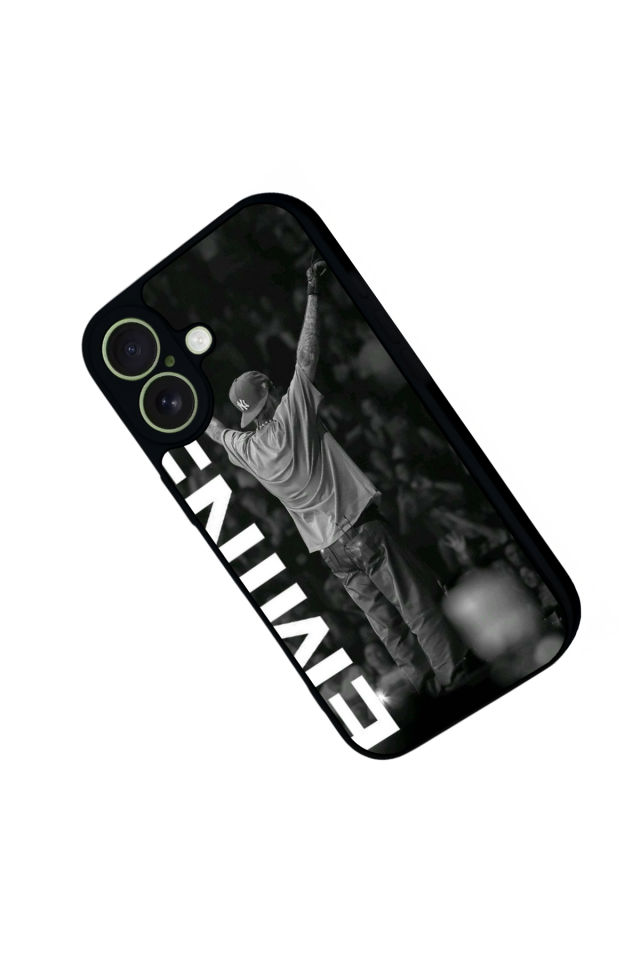 iPhone 17 Uyumlu Eminem Tasarımlı Glossy Premium Kılıf